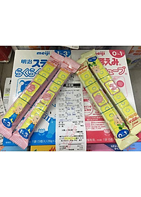 Sữa Meiji Số 0 Dạng Thanh Cho Trẻ Từ 0 Đến 12 Tháng Tuổi nội địa Nhật Bản (48 thanh) 