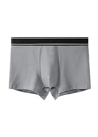 Combo 2 quần lót nam boxer, set 2 sịp đùi nam màu trơn thun cotton CBQL116