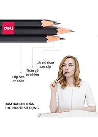 Bút chì phác thảo phiên bản cao cấp Deli - 2H, HB, 2B, 4B, 6B, 8B - 1 chiếc - S998