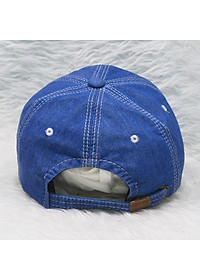 Nón kết jean trơn nam nữ bụi, vải jean bền đẹp, dễ dàng điều chỉnh size, khóa gài cứng cáp, sang trọng