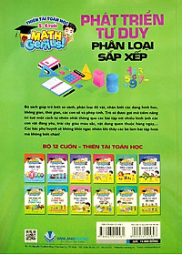 Sách Thiên Tài Toán Học (5-6 Tuổi) - Phát Triển Tư Duy Phân Loại Sắp Xếp