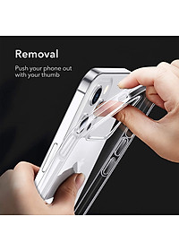 Ốp Lưng Cho iPhone 12 Mini / 12 & 12 Pro / 12 Pro Max ESR Echo Tempered Glass Hard Case (Mặt Lưng Kính Cường Lực) - Hàng Nhập Khẩu