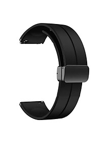 Dây đồng hồ smartwatch silicon khoá nam châm size dây 20mm và 22mm