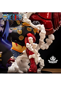 Mô Hình LED Luffy Gear 4 25cm BOUNCE MAN KingFigure Mô hình One Piece Cao Cấp, Figure Mô Hình Anmie One Piece Luffy Vua Hải Tặc