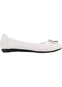 Giày Nữ Búp Bê Da Bò Huy Hoàng HT7913 - Trắng