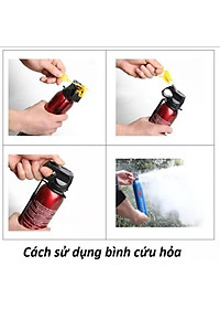 Bình Chữa Cháy Mini Flamebeater Dùng Cho Ô Tô, Bình cứu hỏa mini cho ô tô xe hơi Flamebeater, an toàn cho môi trường