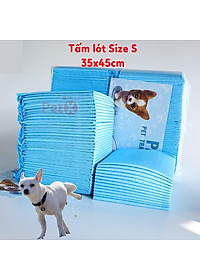 Tã lót cho chó mèo đi vệ sinh vào khay, chuồng bằng giấy siêu thấm hút 50, 100 tấm miếng