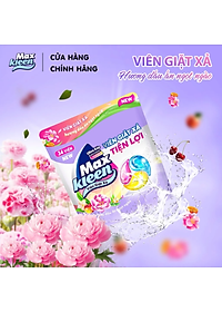 Túi Viên Giặt Xả MaxKleen 2 Trong 1 Hương Dấu Ấn Ngọt Ngào (34 viên/ túi)