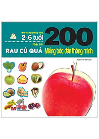 Bộ bóc dán hấp dẫn dành cho bé từ 2-6 tuổi:  Combo 9 Tập 200 Miếng Bóc Dán