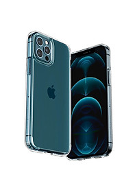 Ốp lưng Cho Iphone 12 Pro Max (6.7 Inch) Silicon Trong Suốt Chống Sốc Chống Va Đập Bảo Vệ Toàn Diện
