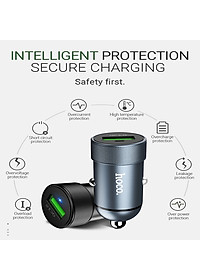 Tẩu sạc nhanh đa năng nhãn hiệu Hoco Z32 Quick Charge 3.0 - Hàng nhập khẩu