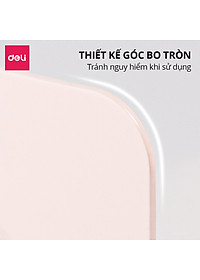 Bìa trình ký nhựa A4 Deli đơn, Bìa kẹp nhựa giấy, tài liệu, kẹp hồ sơ A4 một mặt, màu pastel học sinh văn phòng