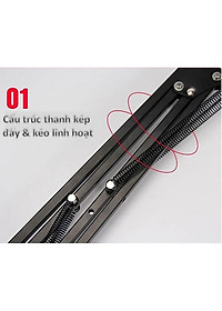 GIÁ ĐỠ MÁY TÍNH BẢNG, ĐIỆN THOẠI ĐA NĂNG KẸP ĐẦU GIƯỜNG CHUẨN TỐT - Hàng chính hãng 