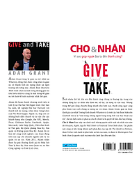 Sách Give And Take - Cho & Nhận (Tái Bản)