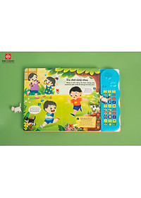 Sách - Sách âm thanh - Bé học nói Phiên bản đặc biệt với 30 nút bấm cho bé 0 - 6 tuổi - Đinh Tị Books
