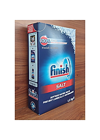 Combo rửa bát Finish: Bột Classic can 2,5kg, Nước làm bóng chai 400ml, Muối hộp 1,5kg - Chính Hãng.