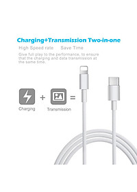 Dây cáp sạc nhanh đầu USB-C to light sạc  cho iPhone / iPad dài 100cm hiệu CHOETECH S-MT009L cho iPhone / iPad (sạc nhanh 2.4A, chất liệu cao cấp, chip sạc thông minh) - Hàng chính hãng