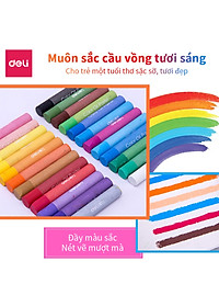 Bút Sáp Dầu Chuyên Nghiệp Deli - Hộp Giấy - 24/36 Màu - 72087 / 72088