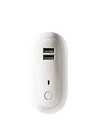 Nơi bán Đèn ngủ Oval cắm điện 10 cấp độ sáng có remote - đèn ngủ thông minh - hẹn giờ - 2 cổng USB sạc nh