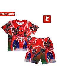 Set đồ đồ bộ bé trai hình siêu nhân từ 10-55kg - vải thun lạnh -Kiến Lửa