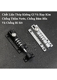 Chốt Cửa Khóa Số Mật Khẩu Cơ KUNBE An Toàn Chắc Chắn