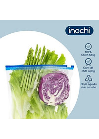 Túi zipper đa năng Shinshen 3L (có khoá kéo loại xanh - đáy mở rộng) - Hộp 20 túi