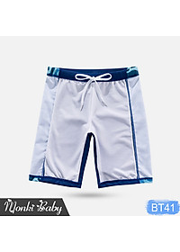 Đồ bơi bé trai 2 mảnh, size vừa từ 14-30kg, mẫu thể thao khỏe khoắn, chất thun bơi co giãn đa chiều, chống nắng bảo vệ làn da trẻ | BT41