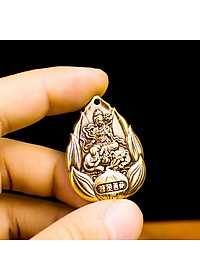 Dây chuyền mặt Phật Bản Mệnh hoa sen bằng đồng - MV02