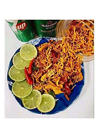 300g KHÔ GÀ LÁ CHANH LON PET CÓ CHỨNG NHẬN VSATTP