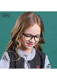 [Kèm Video] Mắt Kính Trẻ Em SiPU Chính Hãng MK07 Chống Ánh Sáng Xanh + Chống gãy - Bé Trai Bé Gái (Kèm Hộp Ô Tô)