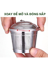 BỘ LỌC PHA TRÀ HÌNH TRỤ TRÒN LOẠI CỰC ĐẠI LÀM BẰNG INOX SUS 304 AN TOÀN TUYỆT ĐỐI