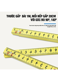 Thước gấp 1m Shinwa