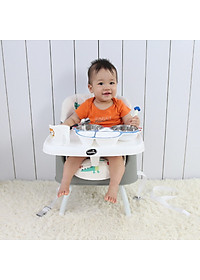 Ghế ăn dặm đa năng 3 in 1 cho bé Mastela 1016 - ghế ăn cao, ghế ăn thấp, bàn ghế tập vẽ thông minh cho bé từ 6 tháng