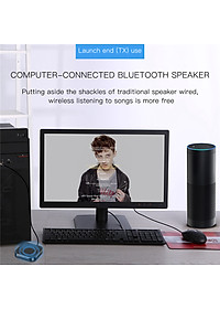ROGTZ - Thiết bị thu phát Bluetooth 5.0 2 trong 1 BT-13 Kết nối âm thanh không dây Kết nôi đa dạng Android/IOS/Tablet/PC/Laptop/CD/Mp3-Player Ổn định Âm thanh mượt mà Cổng 3.5mm Pin 200mAh/3.7V Khoảng cách 10m Dải tần 2.402GHz - 2.480GHz Hàng Chính Hãng