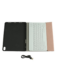 Keyboard case with integrated pen holder, detachable, wireless Bluetooth