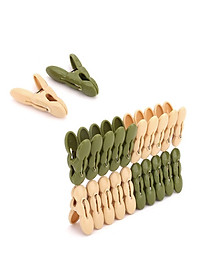 Combo 40 kẹp quần áo củ lạc Việt Nhật phơi đồ tiện ích - Hàng chính hãng 