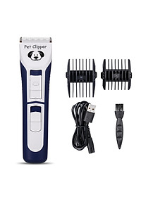 Tông đơ cạo lông cho chó mèo động cơ mạnh mẽ tiếng ồn thấp có thể sạc bằng USB