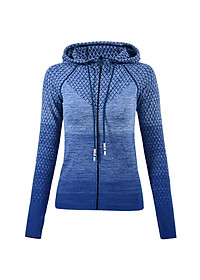 Áo Khoác Thun Nữ Rằn Ri Có Nón Chống Nắng,Tập Thể Thao Ôm Body Siêu Đẹp Mềm Mịn Mỏng Mát