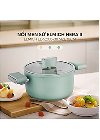 Nồi men sứ Elmich Hera II EL-5203SK - Hàng Chính Hãng
