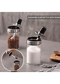 Hũ Đựng Gia Vị Lọ Đựng Gia Vị Kèm Thìa Tiện Lợi Hộp Kèm Thìa Tiện Lợi - Hàng Loại 1 - Chính Hãng MINIIN