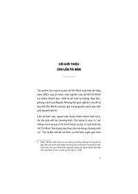 Sách Di sản Hồ Chí Minh. Sức mạnh tư duy Hồ Chí Minh