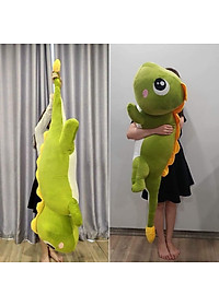 Gấu Bông Khủng Long Mắt Lồi Đuôi Tim Dễ Thương Siêu Cưng (55cm--->160cm) Gối Ôm Khủng Long Đuôi Tim Siêu Mềm Mịn, Êm Ái Hàng Cao Cấp