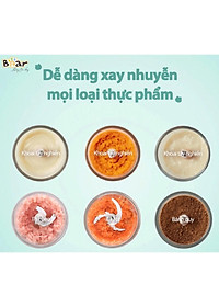 Máy Xay Thực Phẩm Xay Ăn Dặm BEAR Xay Cực Êm An Toàn Vệ Sinh 0.3L Công Suất 120 W  - Hàng Chính Hãng