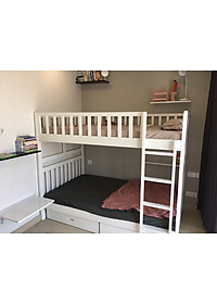 Giường Tầng Unit Có Hộc Kéo (1m2) (Nâu)