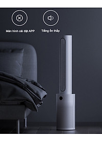 Quạt Không Cánh Lọc Không Khí Xiaomi Mijia 2 In 1 Xoay 150 Độ Khử Khuẩn UV Kết Nối App - Hàng Nhập Khẩu