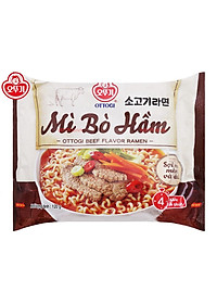 Lốc 8 Gói Mì Bò Hầm Ottogi 120g