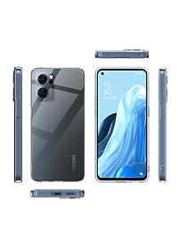 Ốp lưng silicon dẻo cho Oppo A96 4G hiệu Ultra Thin trong suốt mỏng 0.6mm độ trong tuyệt đối chống trầy xước - Hàng nhập khẩu