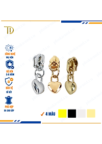 Đầu khóa kéo túi xách, đầu khóa kéo thay thế, đầu khóa kéo balo răng 3, Mạ điện độ bền 5-8 năm