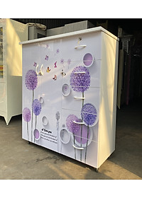 Tủ nhựa đài loan 2 cánh 5 ngăn cho hoa bồ công anh LGBCA25