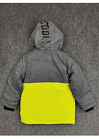 Áo khoác bé trai lót nỉ có mũ 2-8 tuổi phối màu thời trang chất liệu cao cấp